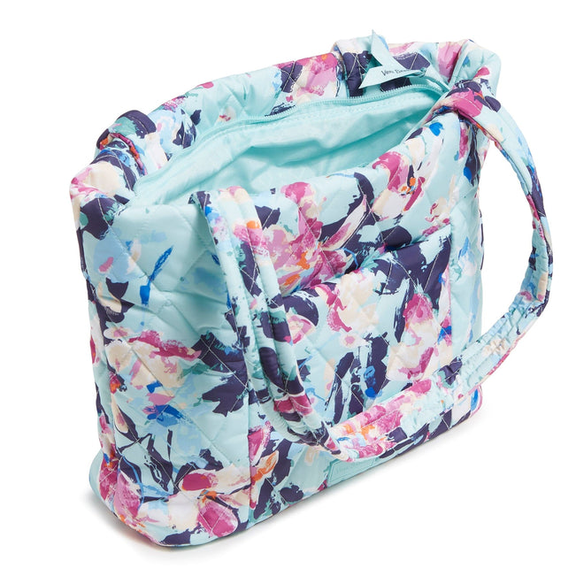 Ultralight Small Vera Tote Bag-Floating Blossoms-Image 2-Vera Bradley