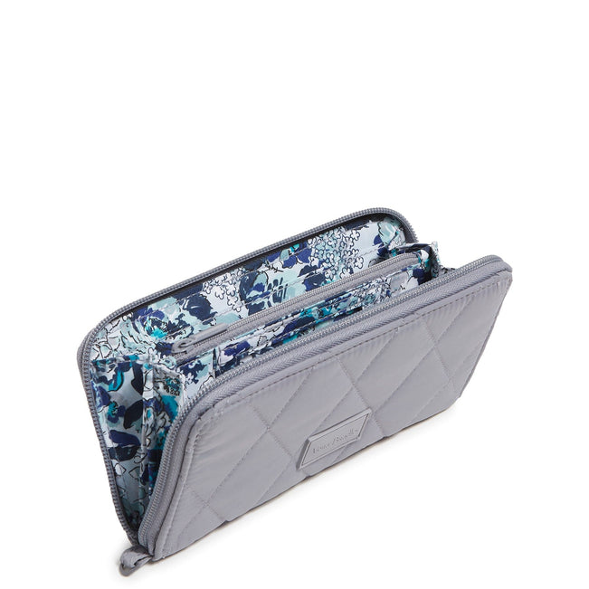 Outlet Ultralight RFID Accordion Wristlet-Frost Gray-Image 2-Vera Bradley