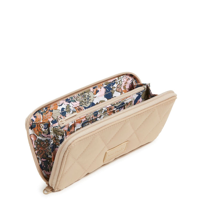 Outlet Ultralight RFID Accordion Wristlet-Caramel Cream-Image 2-Vera Bradley