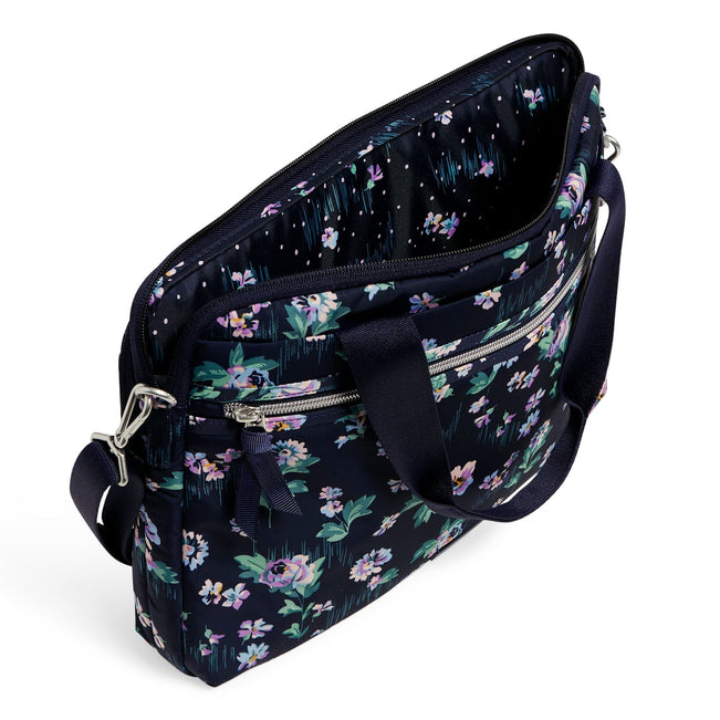 Slim Laptop Case-Navy Garden-Image 3-Vera Bradley