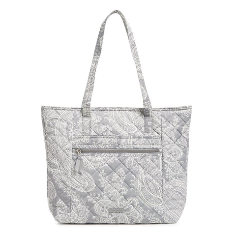 Vera online Bradley Gray Leather Tote