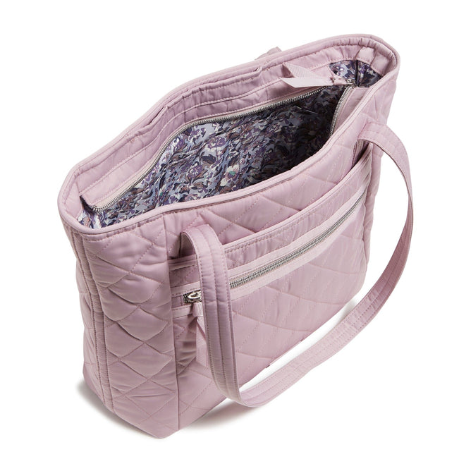 Small Vera Tote Bag-Hydrangea Pink-Image 3-Vera Bradley