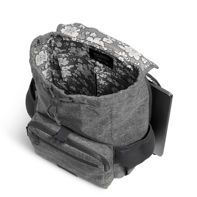 Daytripper Backpack-Gray Heather-Image 4-Vera Bradley