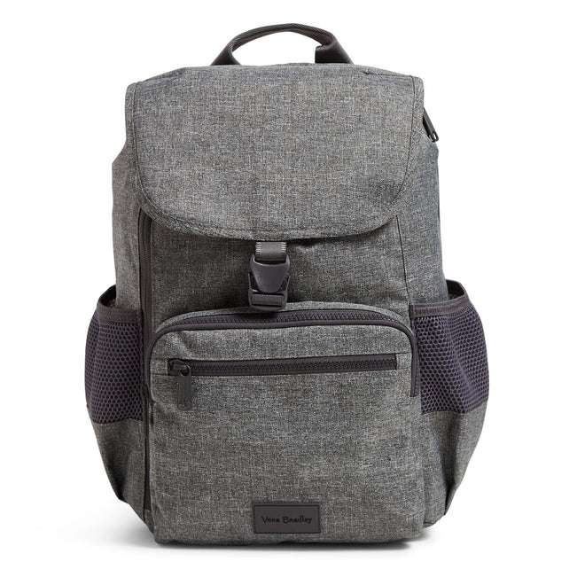 Daytripper Backpack-Gray Heather-Image 1-Vera Bradley