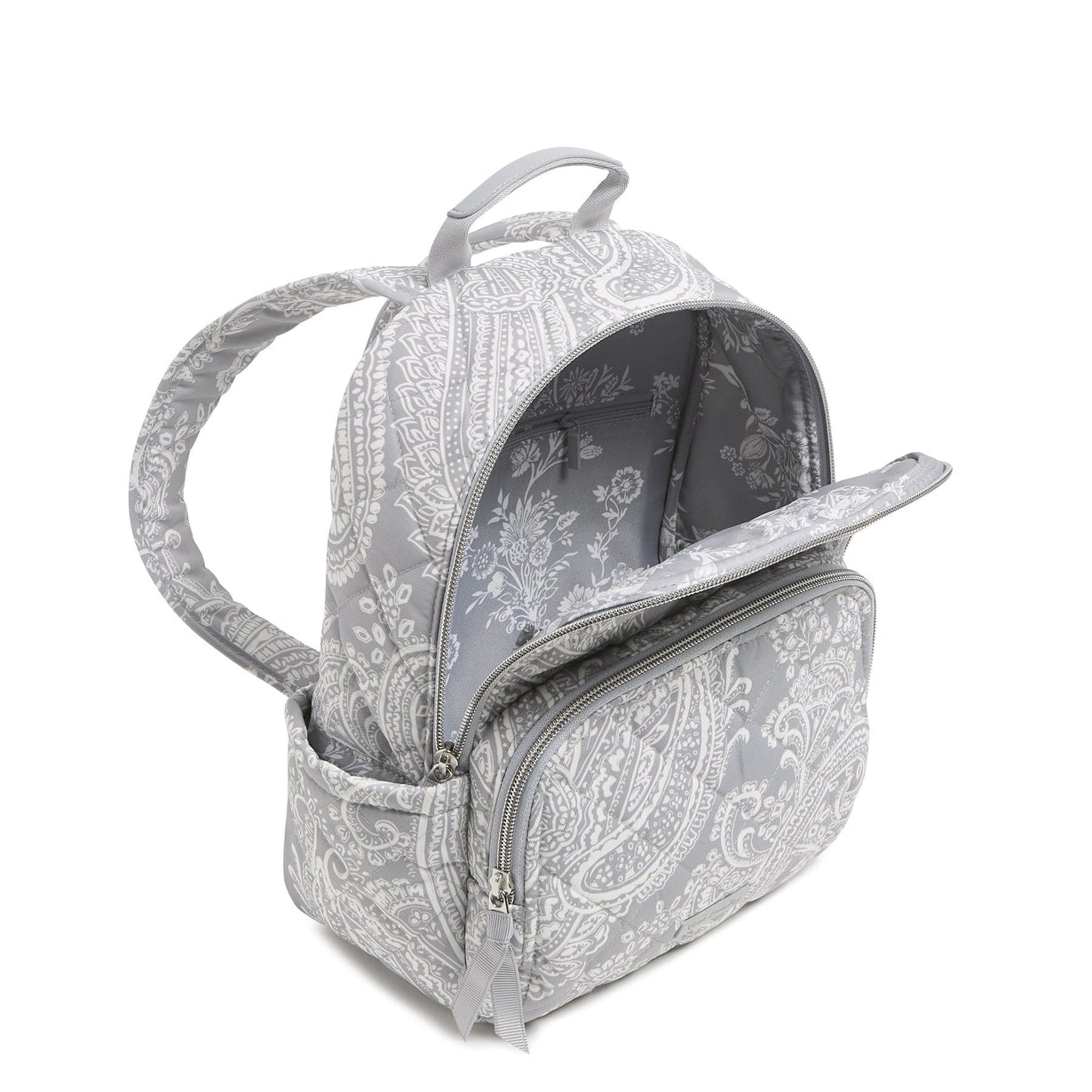 Vera Bradley Outlet Small Backpack in Cloud Gray Paisley