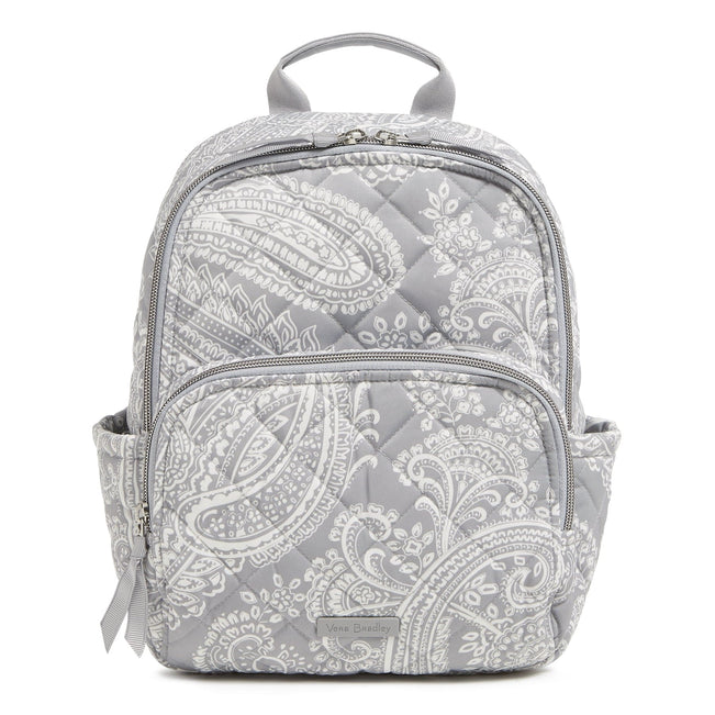 Vera Bradley Outlet Small Backpack in Cloud Gray Paisley