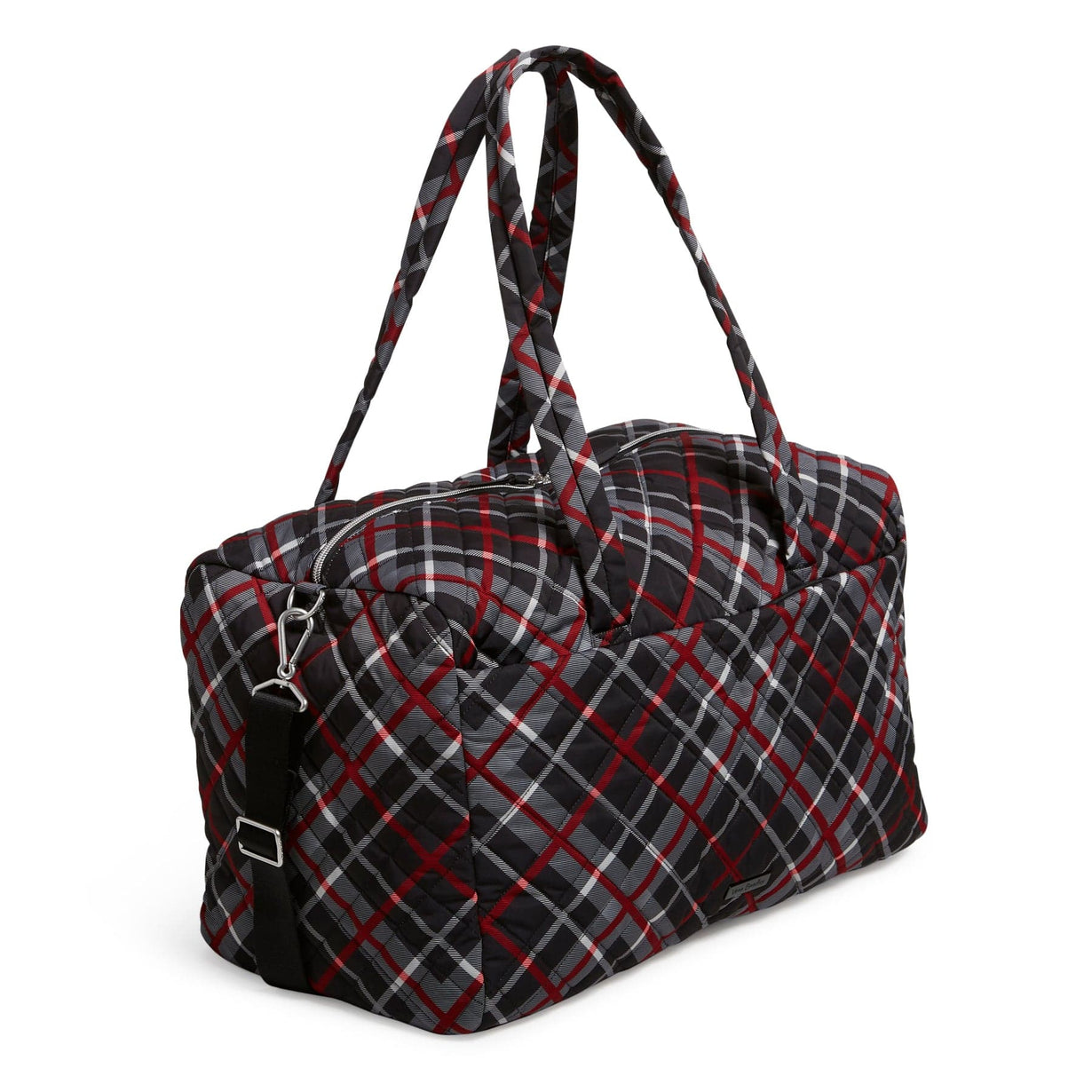 Large Travel Duffel Bag - Paris Plaid