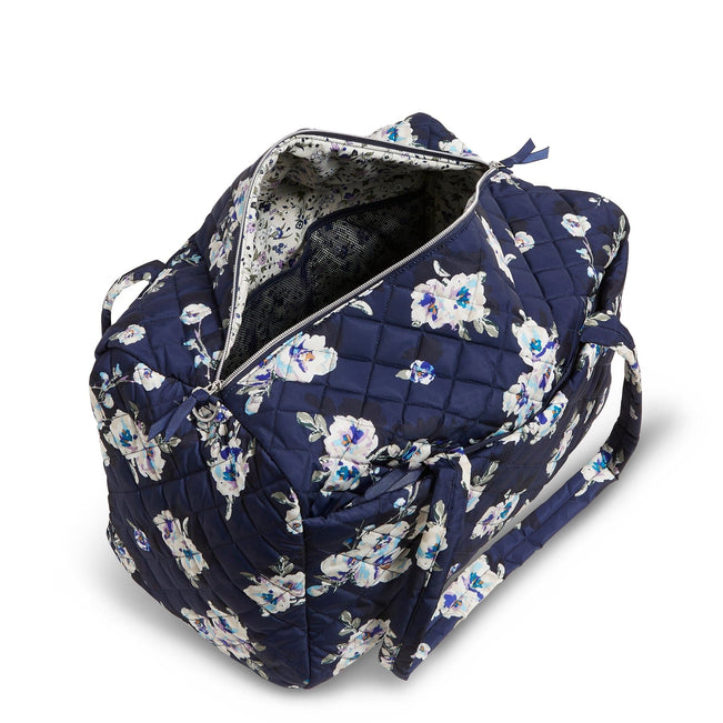 Large Travel Duffel Bag-Blooms and Branches Navy-Image 4-Vera Bradley