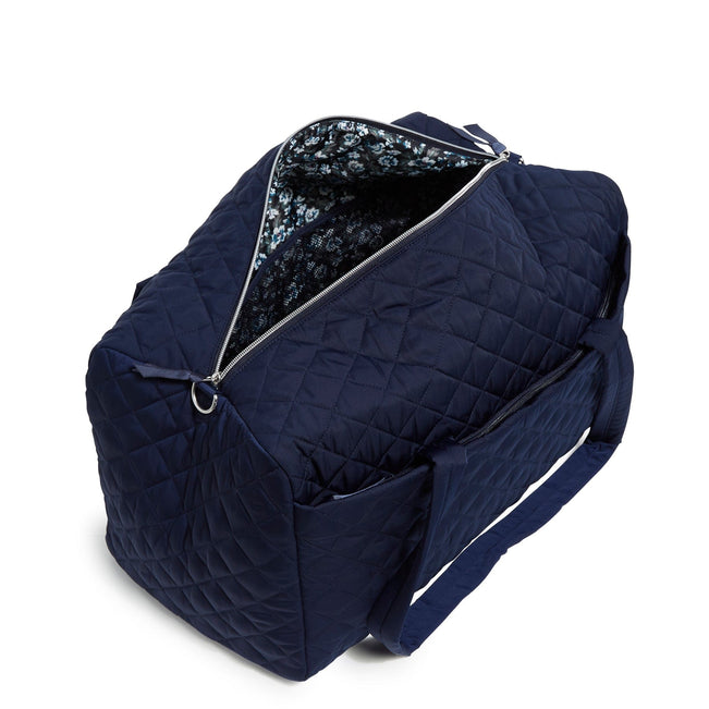 Large Travel Duffel Bag-Classic Navy-Image 2-Vera Bradley