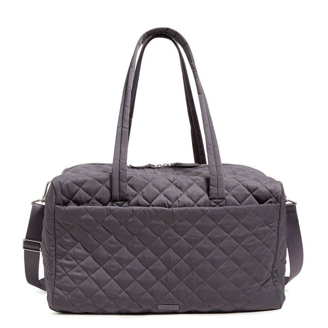 Large Travel Duffel Bag-Shadow Gray-Image 1-Vera Bradley
