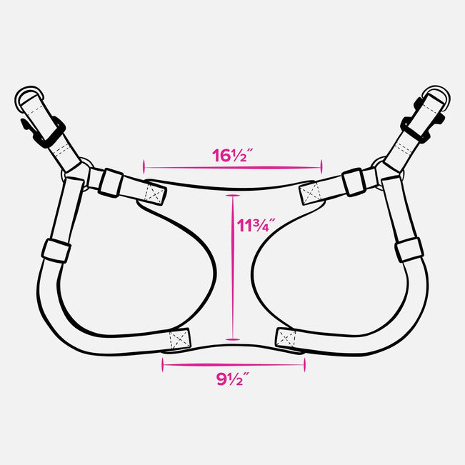 Pet Harness-Tennis Ball Dots-Image 4-Vera Bradley