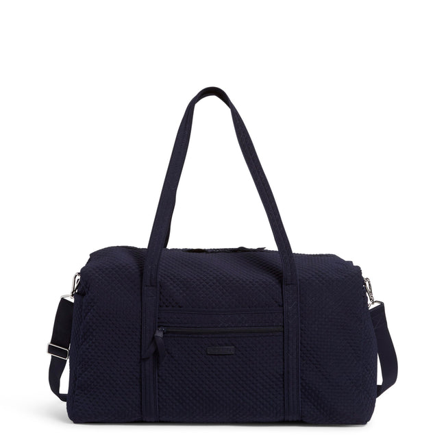 Large Travel Duffel Bag-Classic Navy-Image 1-Vera Bradley