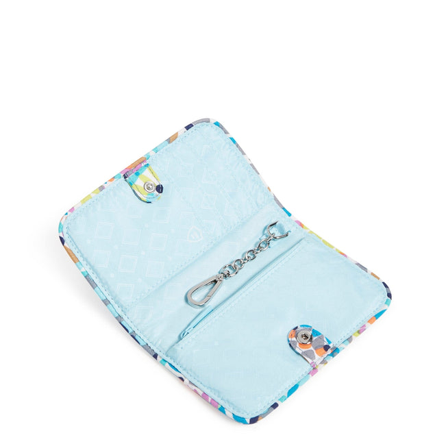 Factory Style RFID Small Bifold Wallet-Sunny Medallion-Image 2-Vera Bradley