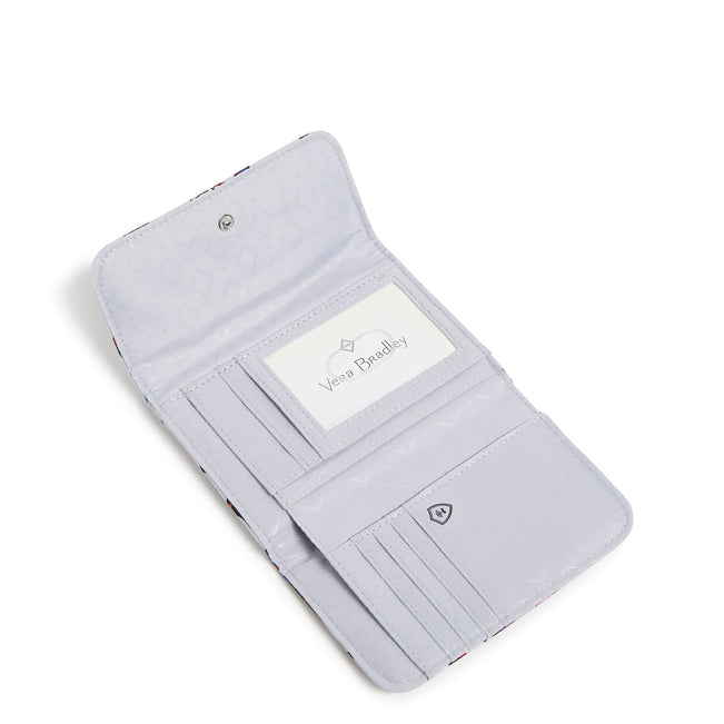 RFID Euro Wallet-Vineyard Floral-Image 2-Vera Bradley