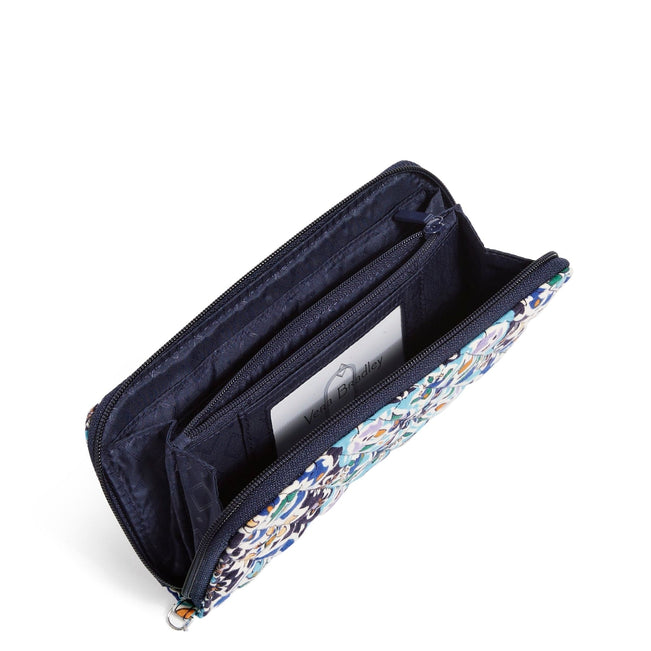 Factory Style RFID Accordion Wristlet-Lisbon Medallion Cool-Image 2-Vera Bradley