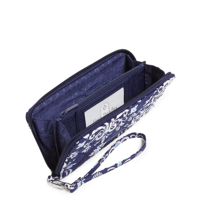 RFID Accordion Wristlet-Steel Blue Medallion-Image 2-Vera Bradley