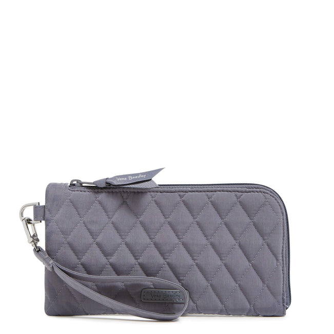 Outlet RFID Tech Wristlet-Carbon Gray-Image 1-Vera Bradley