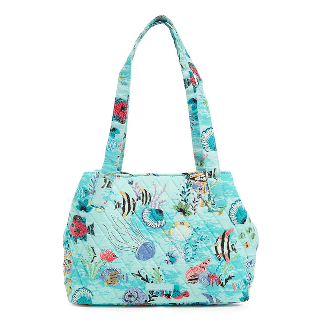 Outlet Triple Compartment Shoulder Bag-Antilles Treasure-Image 1-Vera Bradley