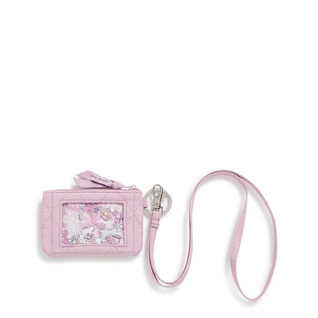 Ultralight Zip ID and Lanyard-Light Dusky Plum-Image 1-Vera Bradley