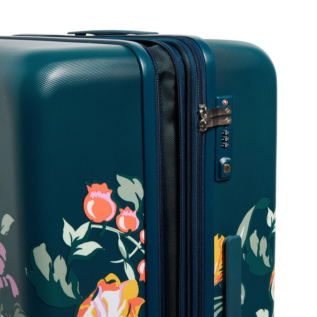 Hardside XL Spinner Luggage-Fresh-Cut Floral Green-Image 5-Vera Bradley