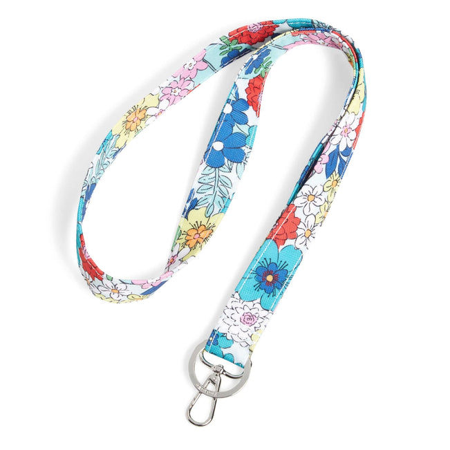 Lighten Up Wide Lanyard-Far Out Floral-Image 1-Vera Bradley