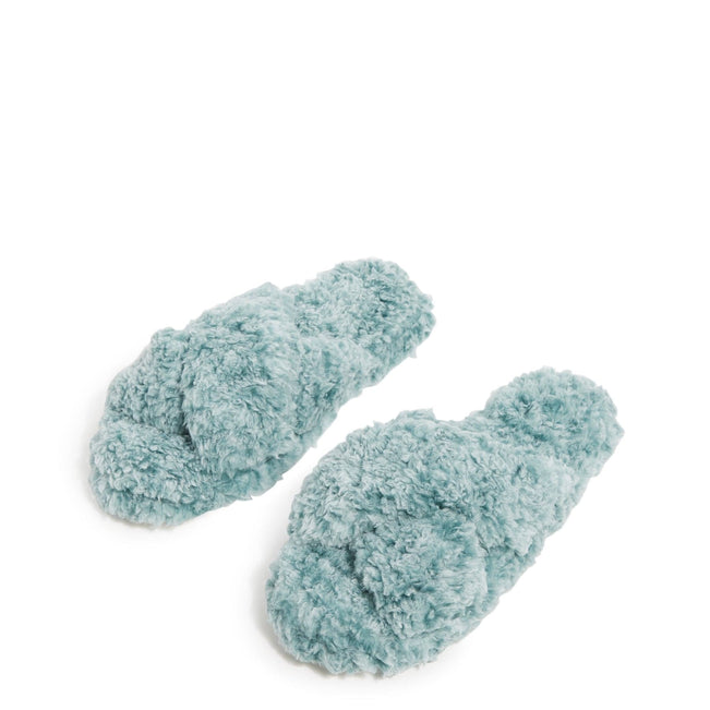 Fluffy Fleece Slides-Image 2-Vera Bradley