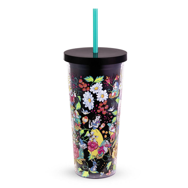 Disney Double Wall Tumbler with Straw-Disney Classics on the Green-Image 1-Vera Bradley