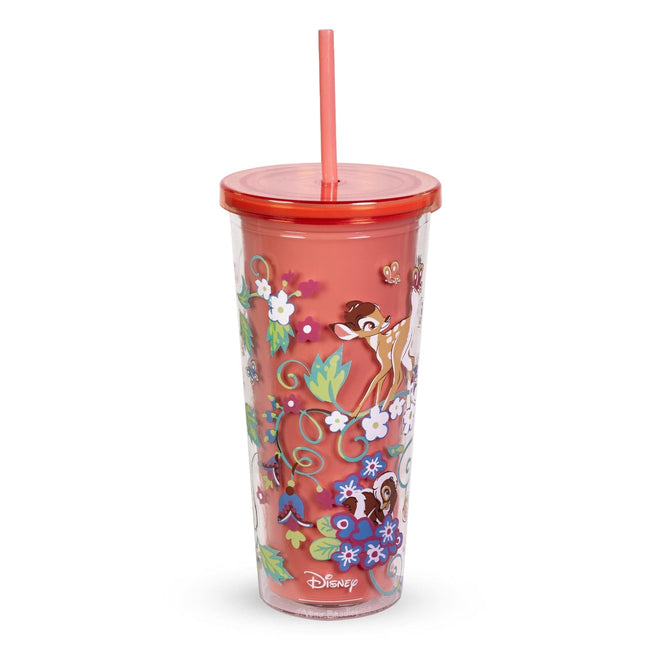 Disney Double Wall Tumbler with Straw-Disney Bambi-Image 2-Vera Bradley
