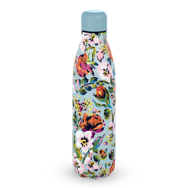 Stainless Steel Water Bottle-Sea Air Floral-Image 2-Vera Bradley