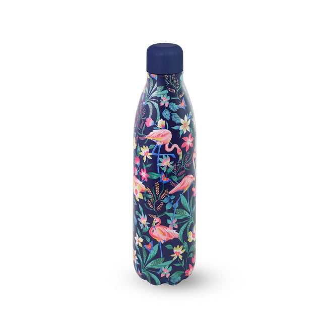 Stainless Steel Water Bottle-Flamingo Garden-Image 1-Vera Bradley