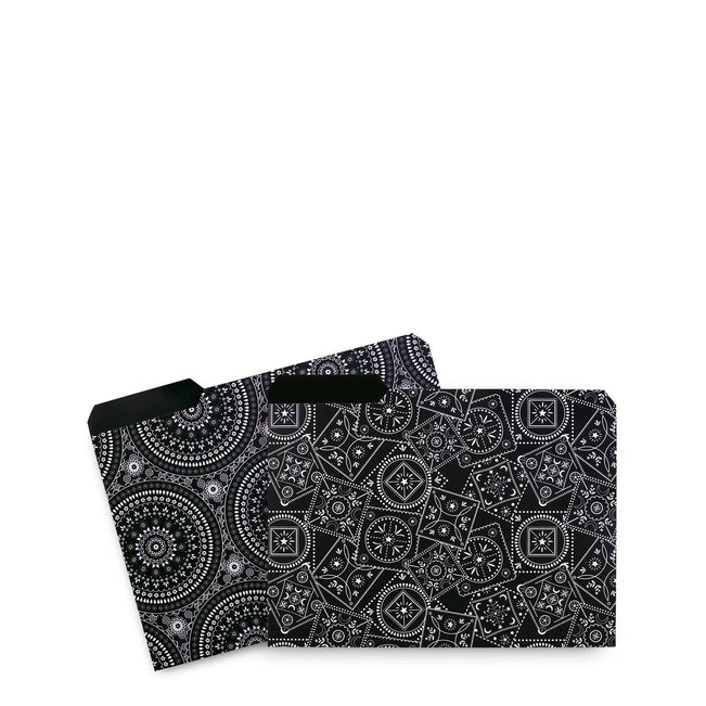 File Folders-Black Bandana Medallion-Image 3-Vera Bradley