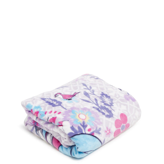 Disney Plush Throw Blanket-Belle Floral-Image 1-Vera Bradley