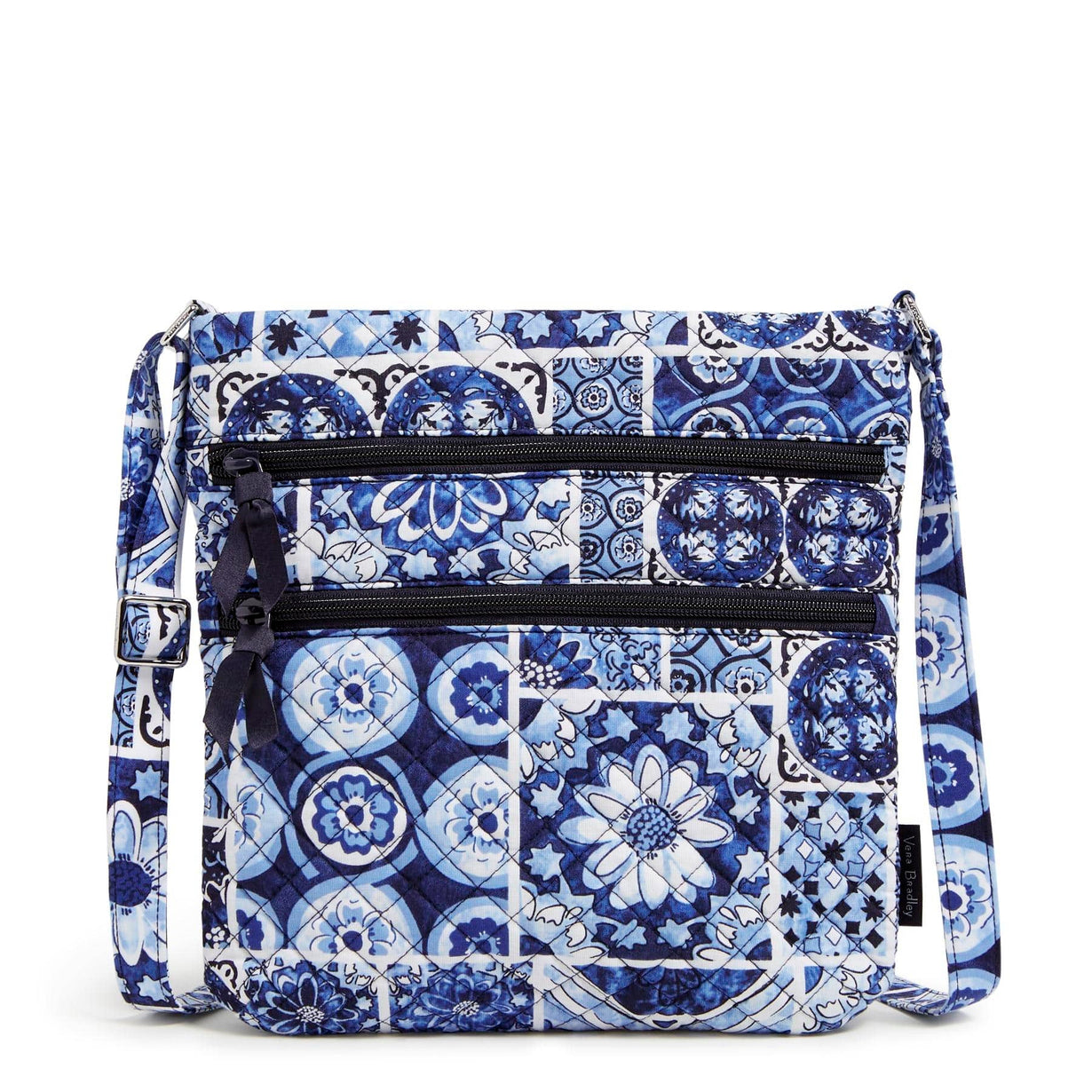 Triple Zip Hipster Crossbody Bag - Cotton | Vera Bradley – Vera