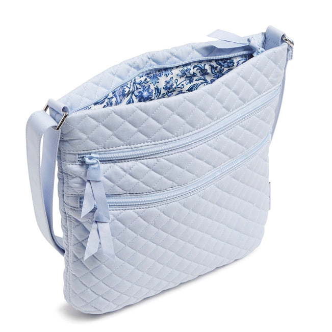 Triple Zip Hipster Crossbody Bag-Morning Glory-Image 4-Vera Bradley