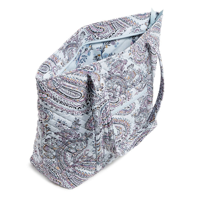 Vera Tote Bag-Soft Sky Paisley-Image 2-Vera Bradley