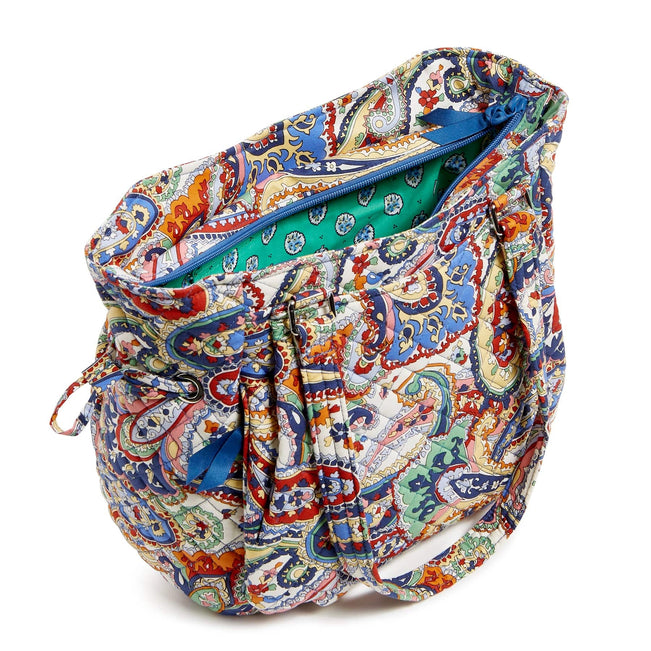 Glenna Satchel-Harbor Paisley-Image 4-Vera Bradley