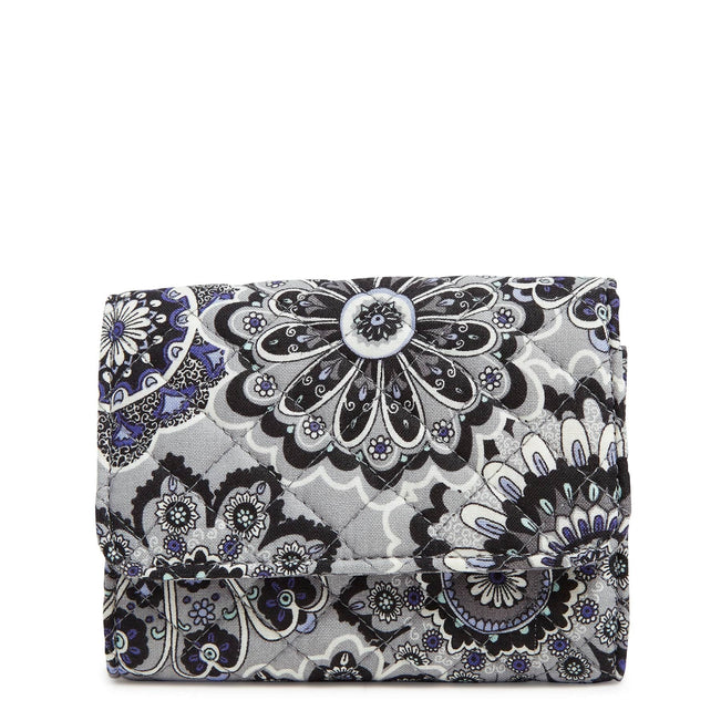 RFID Riley Compact Wallet-Tranquil Medallion-Image 1-Vera Bradley