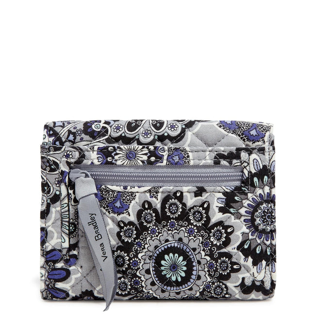 RFID Riley Compact Wallet-Tranquil Medallion-Image 2-Vera Bradley
