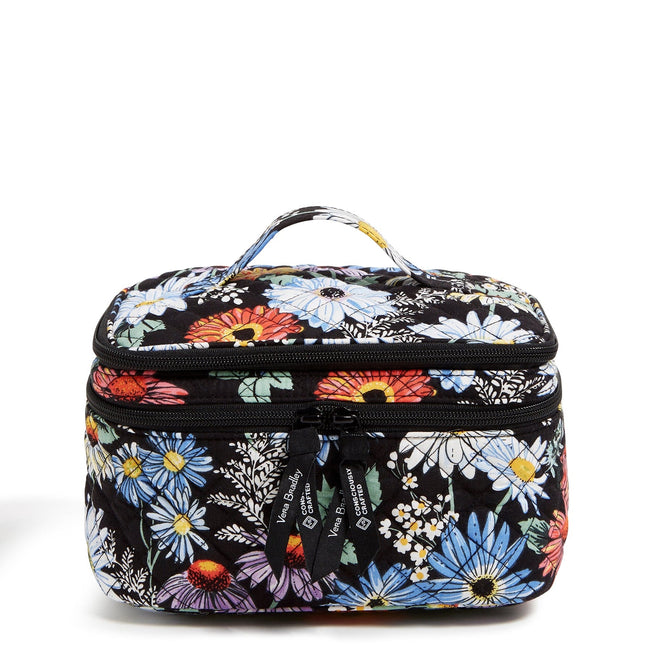 Brush Up Cosmetic Case-Daisies-Image 1-Vera Bradley
