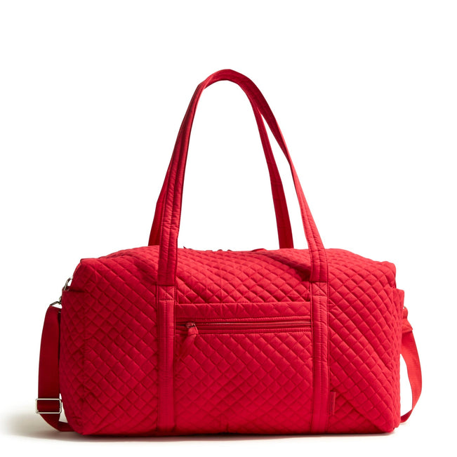 Large Travel Duffel Bag-Cardinal Red-Image 1-Vera Bradley