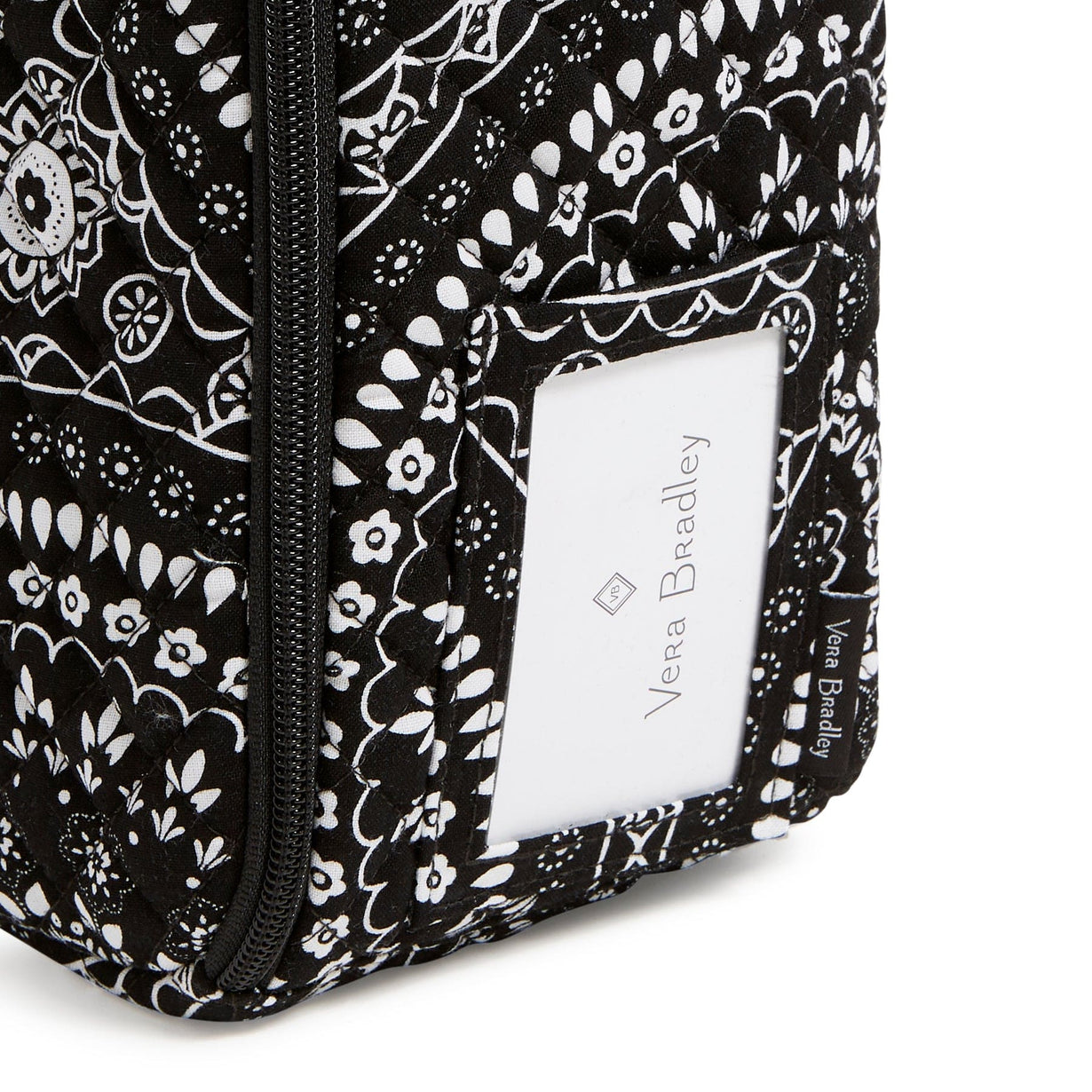 Vera Bradley Deluxe Lunch Bunch Black Bandana Medallion