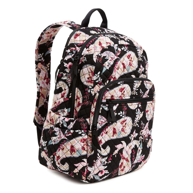 Vera Bradley Cotton Campus Backpack Orchard Plaid