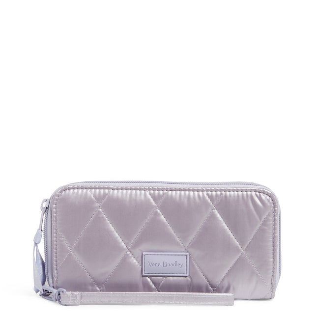 Outlet Ultralight RFID Accordion Wristlet-Lavender Pearl-Image 1-Vera Bradley