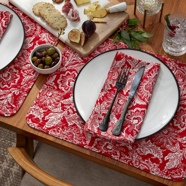 Placemat Set of 2-Java Red-Image 2-Vera Bradley
