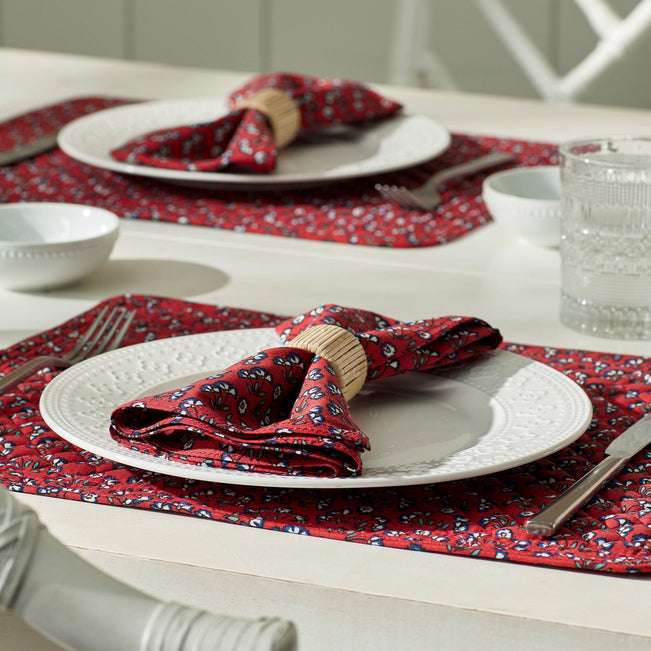 Placemat Set of 2-Enchanting Flowers-Image 2-Vera Bradley