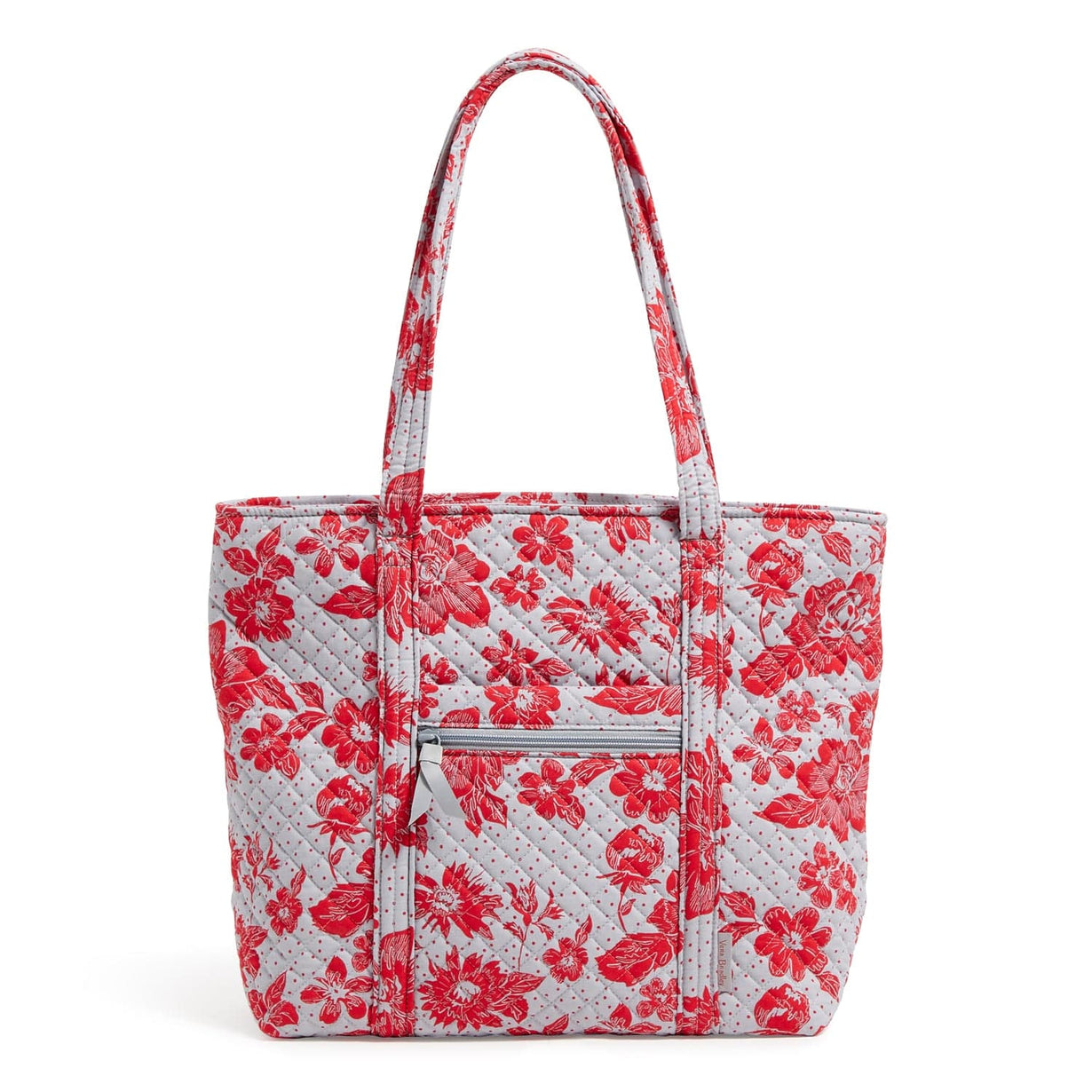 Vera Bradley Floral Silhouette Red and on sale Black Tote Bag