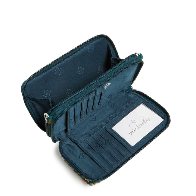 RFID All in One Crossbody Bag-Orchard Plaid-Image 4-Vera Bradley