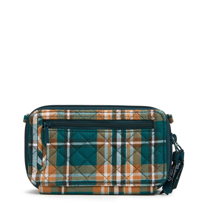 RFID All in One Crossbody Bag-Orchard Plaid-Image 2-Vera Bradley