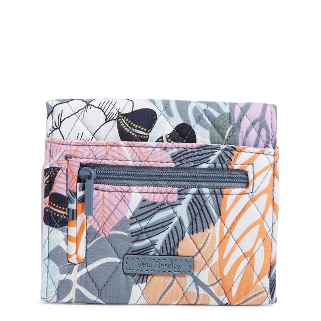 RFID Mini Tri-Fold Wallet-Palm Floral-Image 1-Vera Bradley
