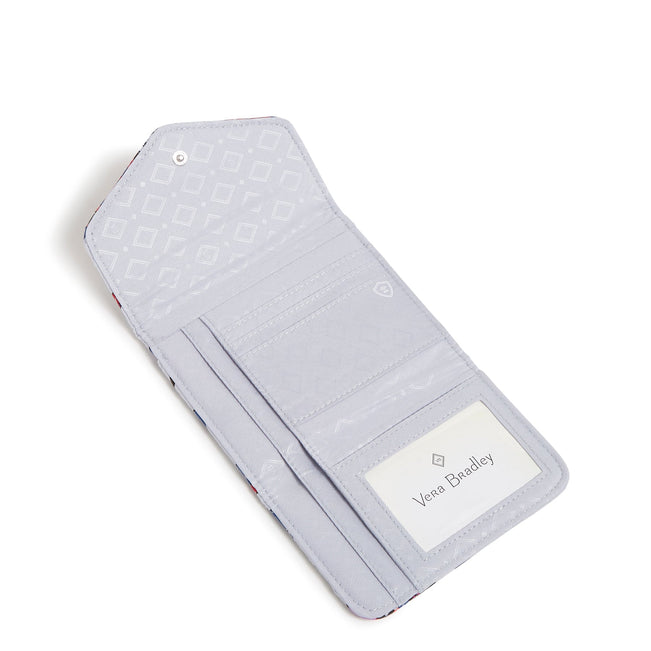 RFID Mini Tri-Fold Wallet-Vineyard Floral-Image 2-Vera Bradley